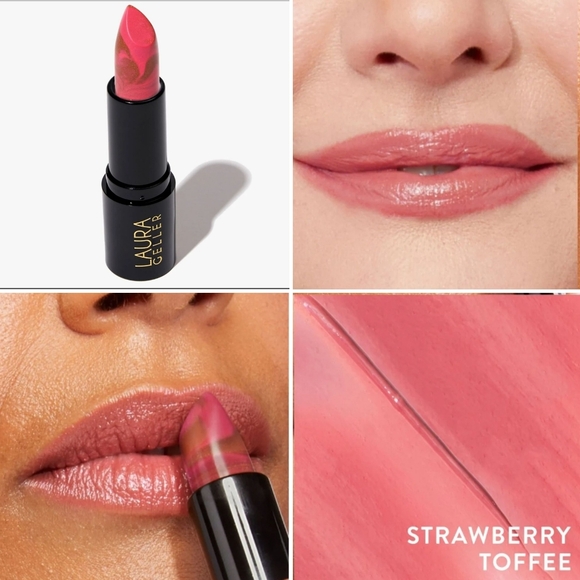 🦋 Laura Geller Italian Marble Lipstick (in Strawberry Toffee!) - Picture 3 of 12